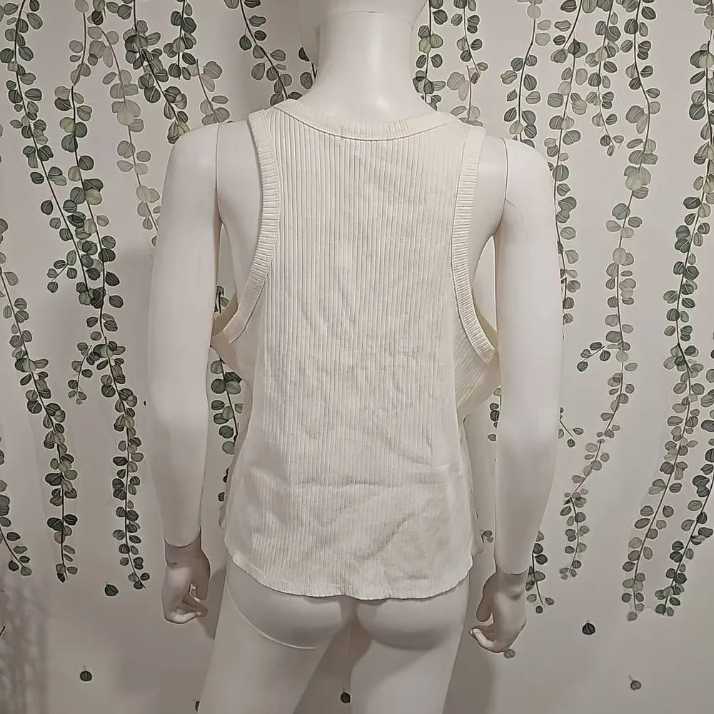 *sold*Good American Chunky Ribbed Tank Sz 5 /2XL - Picture 6 of 10